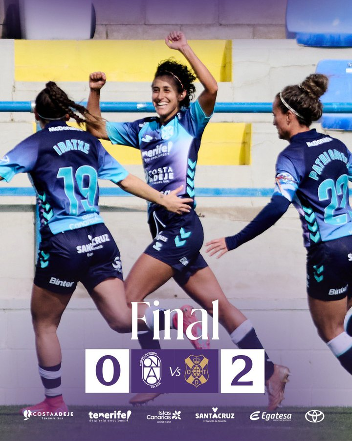 🚨JORNADA 2️⃣0️⃣🚨

#LigaFMoeve

<a href="/elnostreclub/">FC Badalona Women</a> 🔵🔵 0️⃣➖2️⃣ <a href="/CDTFemenino/">Costa Adeje Tenerife</a> ⚪️🔵

⚽️⚪️🔵 <a href="/ElbaVerges24/">Elba Vergés</a> y <a href="/ClauuBlanco2/">Clauu Blanco</a>

🏟Palamós        

#wosomagazine🧩 #BadalonaWomen  #Costaadejetenerife