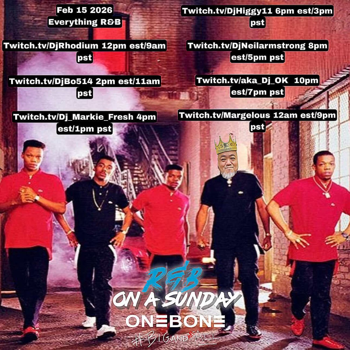 R&amp;B On a Sunday, come join me twitch.tv/djrhodium tomorrow at 5pm GMT, 12pm EST and 9am PST, everything R&amp;B, video mixing and lots more!