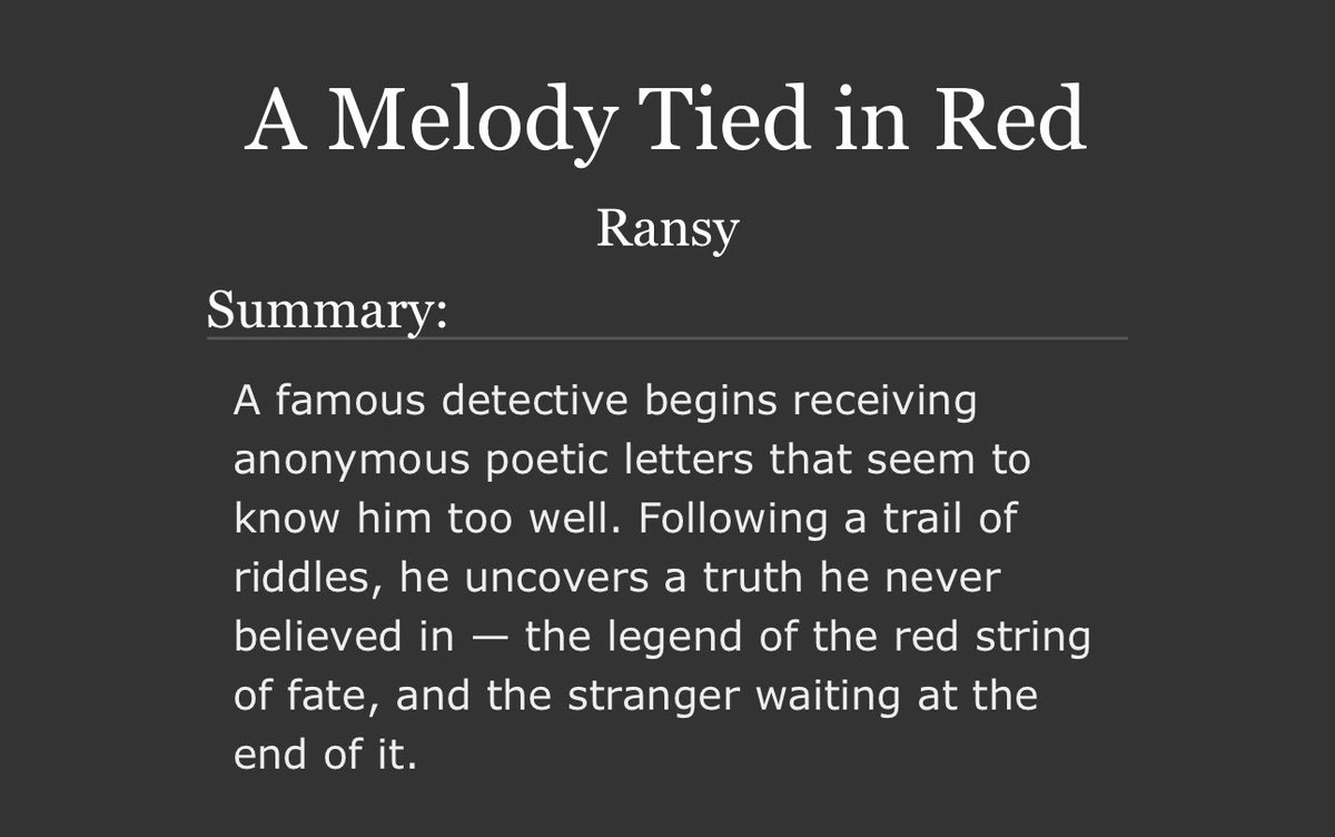 Happy Valentine’s Day! Here is my work for MapleDeer event! Enjoy💕

archiveofourown.org/works/79454676

#MapleDeerFebruary2026 #kazuhei #heikazu