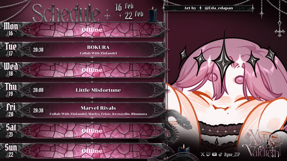 Xyne Valdreth「ZTP」 tweet media