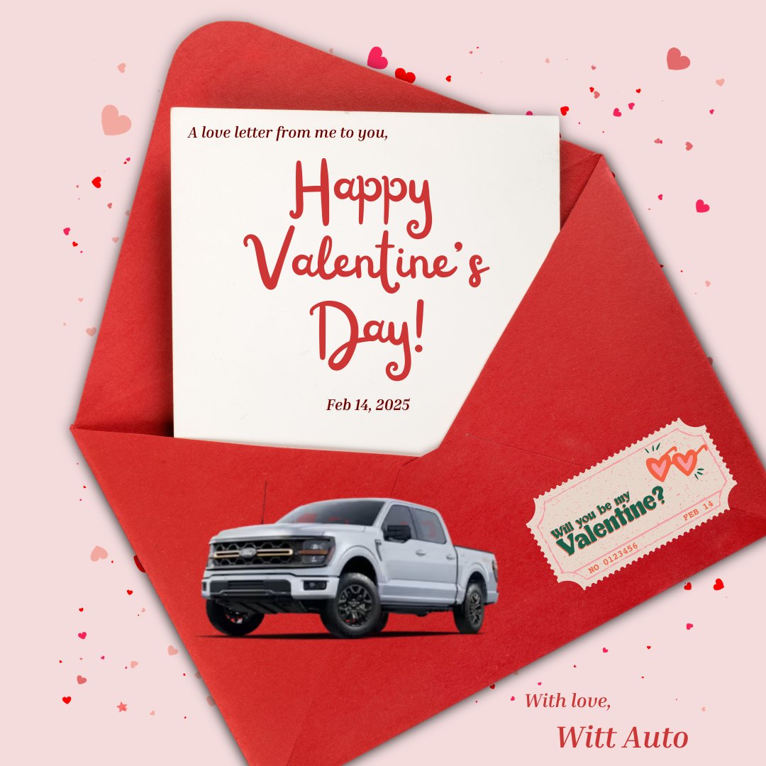 This Valentine’s Day, skip the chocolates… fall for horsepower instead 😍 A new Ford F-150 is strong, dependable, and ready to sweep you off your feet. Come check out our selection at Witt Auto in Crivitz and Pulaski!