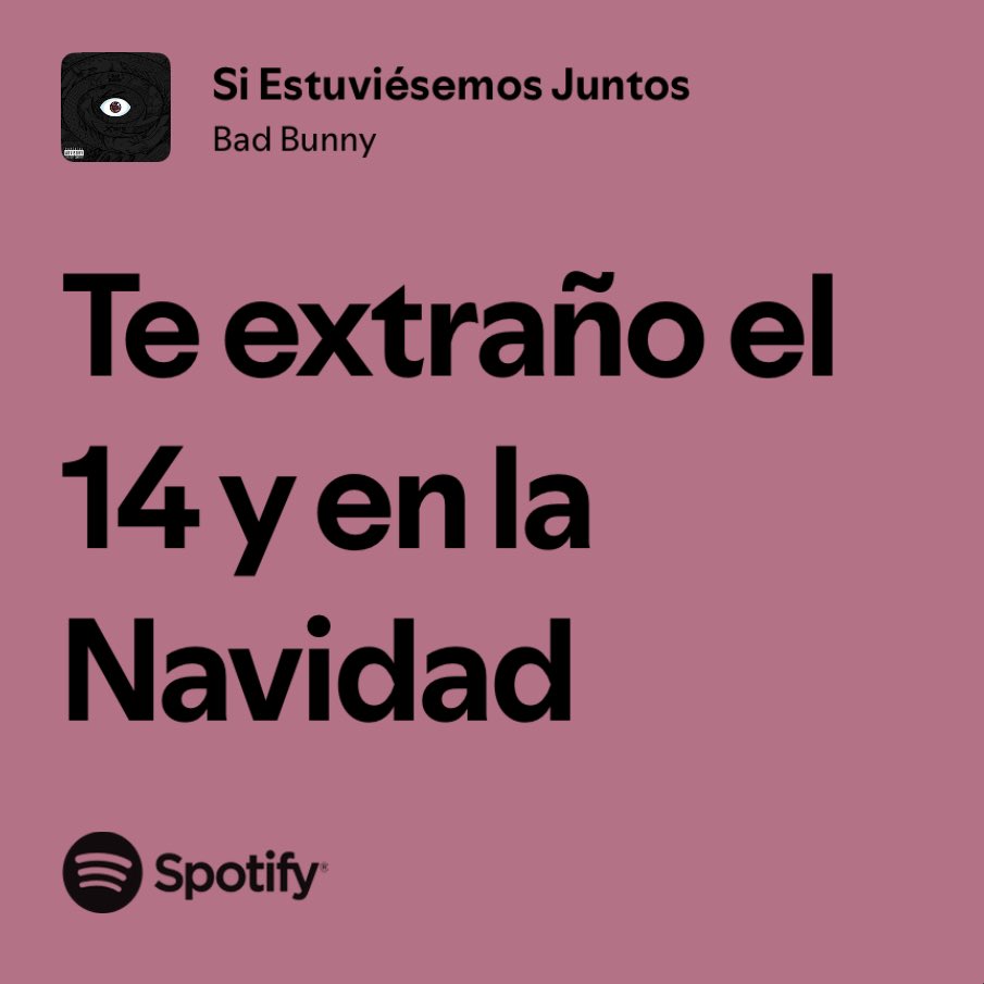 bad bunny / si estuviésemos juntos