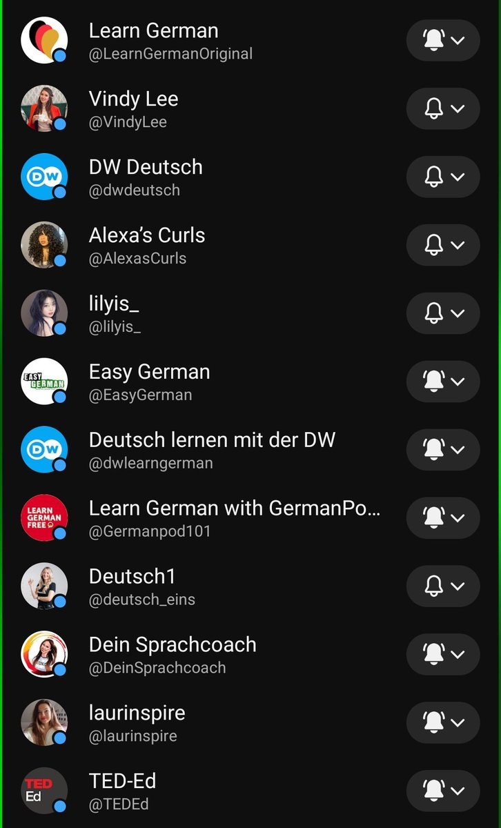 another_tala's tweet photo. @lalaaskyyy Kak, aku kemarin coba belajar dari channel ini kak. Trus ama sering nonton di Netflix dubbing Jerman dan subtitle nya juga Jerman. Kalau masih daru A1-A2 aku bakalan nonton kartun yang make bahasa Jerman:v https://t.co/q5XhTZTSLQ