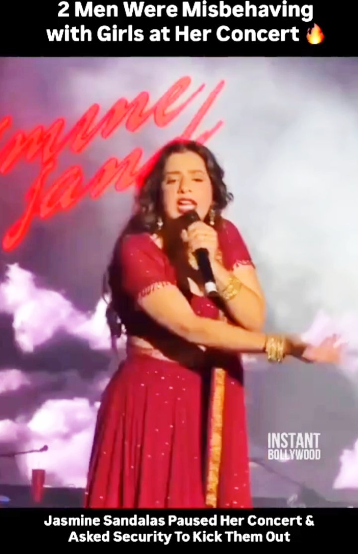 Punjabi Singer Jasmine Sandlas stopped her Delhi concert after allegedly witnessing some people harassing girls in the crowd.

Jasmine sandlas asked security to remove the people, who were allegedly harassing only girls. 

Unfortunately, incidents of harassment are common at