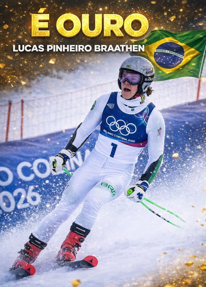 LimiteOlimpico's tweet image. É OUROOOO 🥇🥇🥇🥇🥇🥇🥇🥇

ABSOLUTAMENTE HISTÓRICO!!!!!! ❄️

Lucas Pinheiro Braathen faz o que parecia impossível: conquista a primeira medalha de um atleta sul-americano em uma edição dos Jogos Olímpicos de Inverno 🇧🇷🇧🇷🇧🇷🇧🇷🇧🇷

Não é só vitória. É ruptura. É a América do Sul…