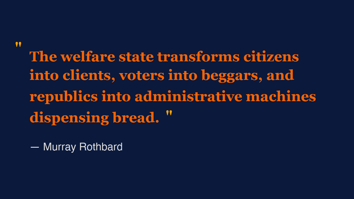 Handre's tweet photo. Rome's collapse wasn't caused by barbarian invasions—it was suicide by socialism. When the state began distributing free grain to urban masses, it created a dependent class that valued handouts over civic duty. Citizens stopped asking "what can I contribute?" and started demanding "what's in it for me?" The very people who once built an empire became parasites feeding off its corpse. Today's welfare democracies follow the identical script: replace productive citizens with professional voters, substitute genuine community with bureaucratic management, and watch as the social fabric disintegrates under the weight of legalized plunder.