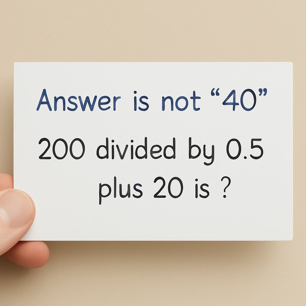 Answer is not "40" then what's the answer..?

0.1 will solve this