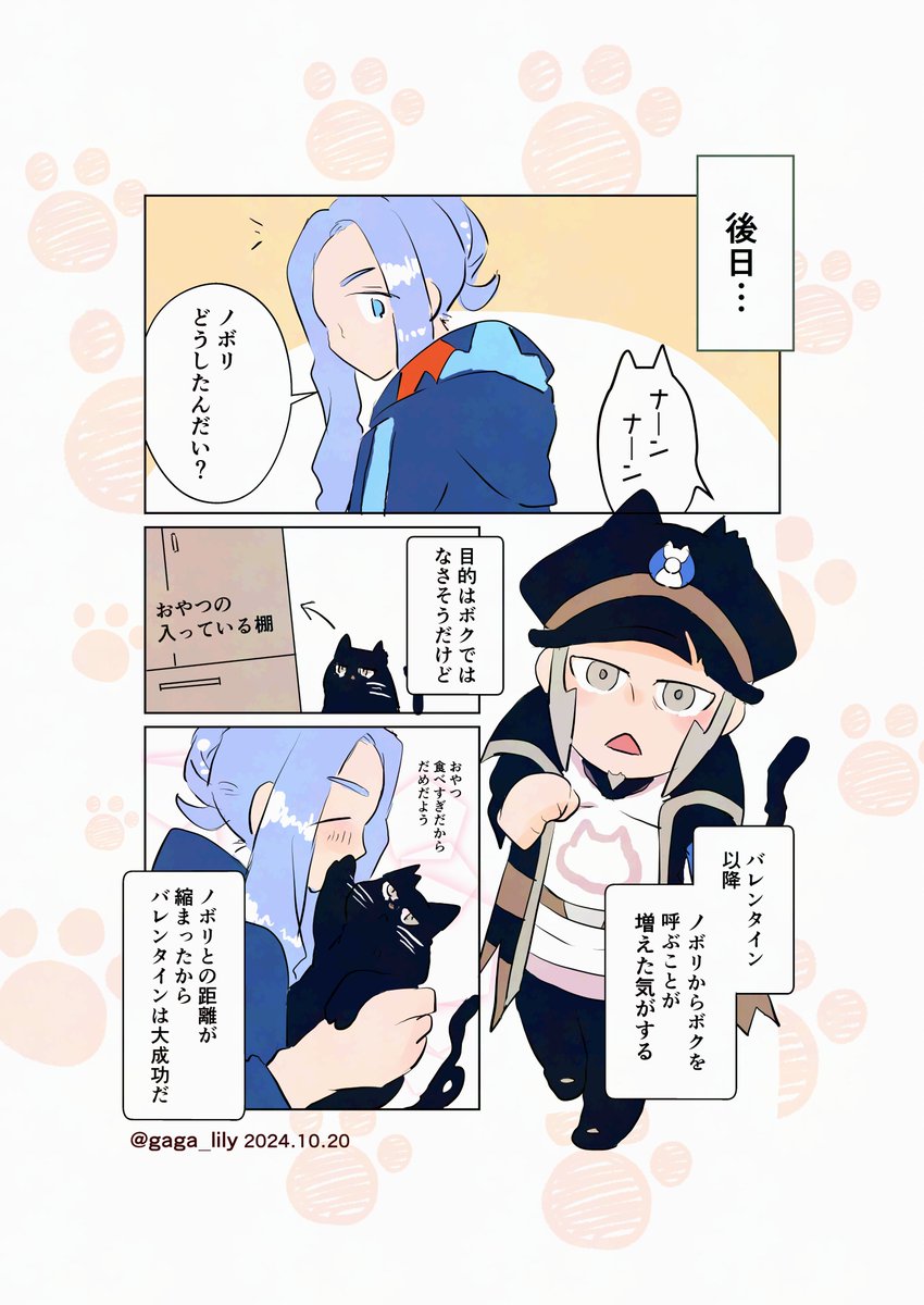 バレンタイン🍫ツバノボリ猫 