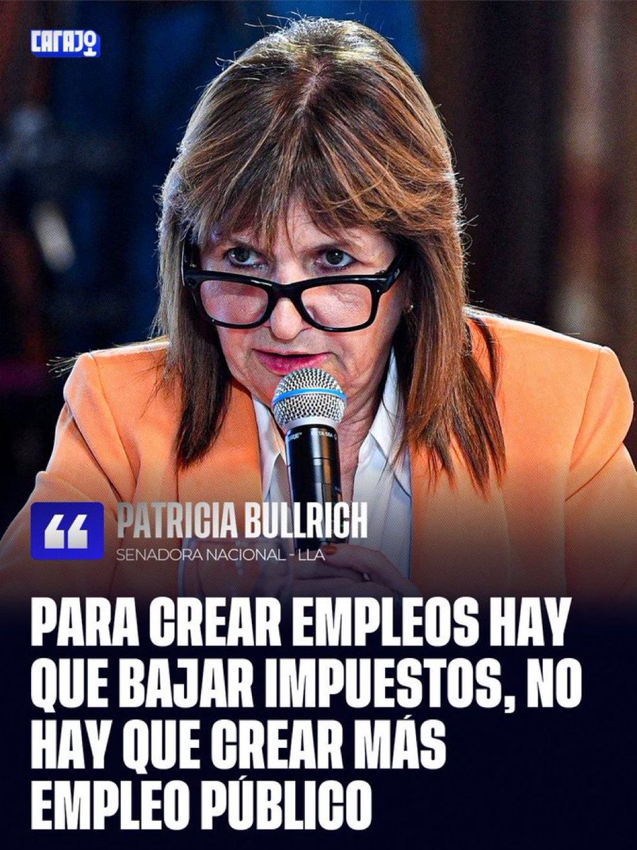 El camino correcto es bajar impuestos y dejar que el privado crezca, con Libertad y condiciones claras, con Milei lo estamos haciendo realidad.🦁