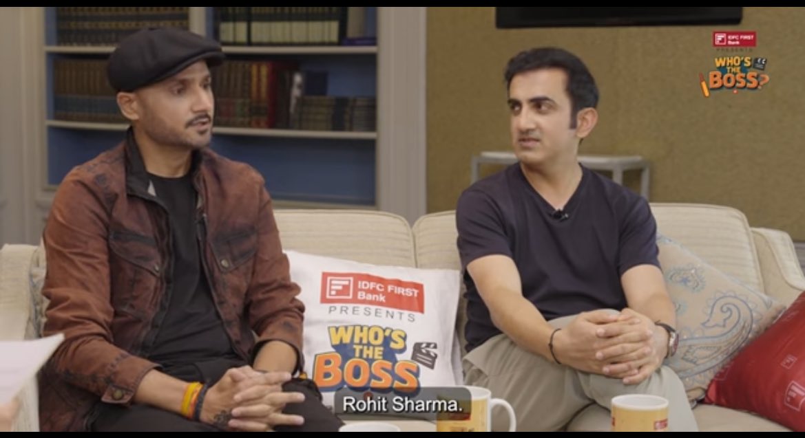Question: Who is onion, Which player makes everyone cry.?

Gautam Gambhir: "Rohit Sharma makes everyone cry."

Harbhajan Singh: "Yes yaar, whenever I hear Rohit Sharma's statement, it makes me cry. I saw him during the 2023 World Cup final  we didn’t win, but seeing Rohit like