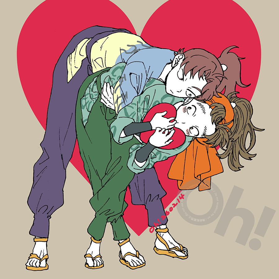 「利こま」|おおとみのイラスト