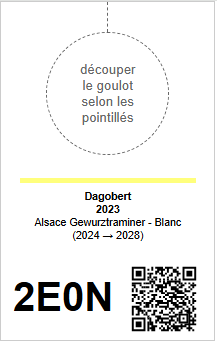 PlatsNetVins's tweet photo. Format Etiquette de goulot de bouteille (57 x 90 mm) : pour imprimer une étiquette qui peut s'accrocher au goulot d'une bouteille couchée dans un rangement, afin de la trouver plus facilement. https://t.co/0WtqChqFEj