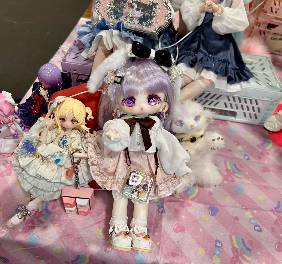 アイドール名古屋お疲れ様でした🍵
朝からホテルに差し入れを忘れるという大失態を犯しながらも、目的の子もお迎えでき、楽しく一日過ごせました😊
次の名古屋は来年で今年はもうないのが残念ですが、来年も来れたらいいな🤭

 #みるき〜娘
 #ikkaの子 
 #うちのこかわいい