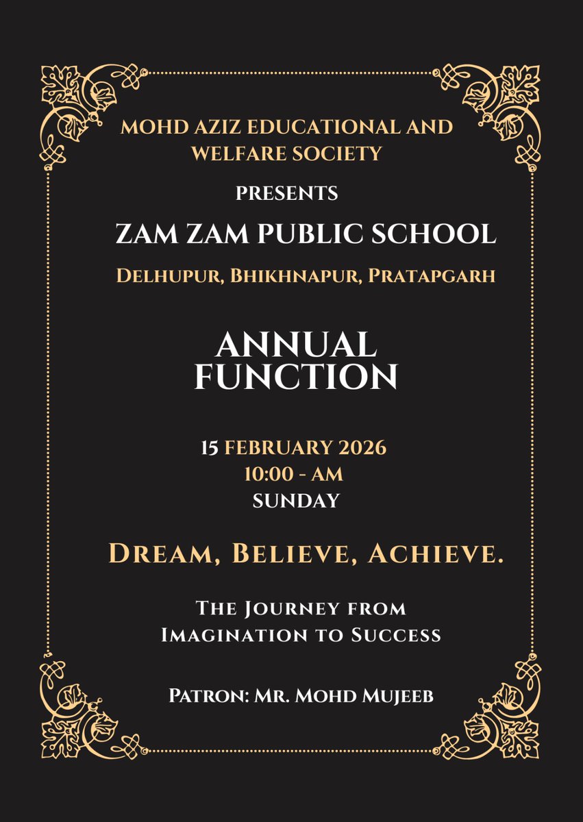 abdulmuheed's tweet photo. You are cordially invited to our primary school's annual function, a vibrant celebration of young talents through music, dance, and creativity. https://t.co/SLF2cJVfsZ