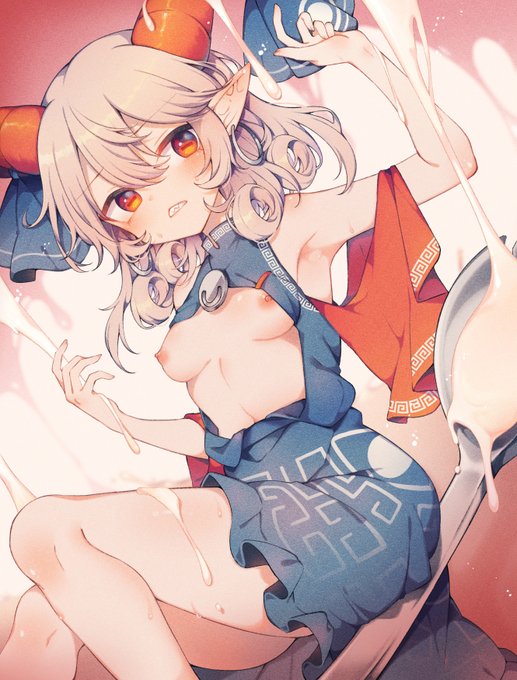 貧乳の練習3(饕餮とホワイトチョコです) 