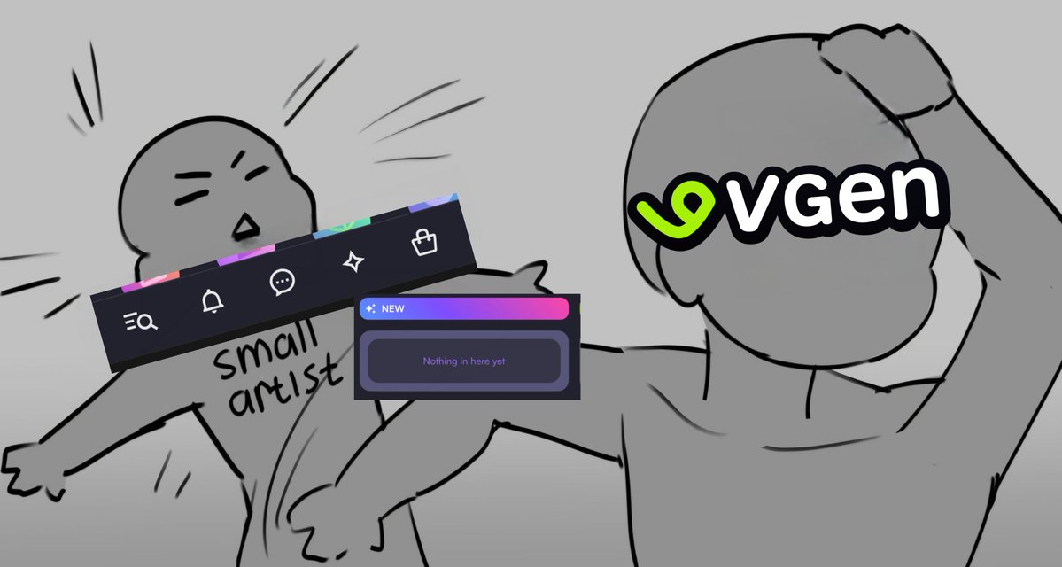 All small artists in February, it seems

#VGenComm #VGen