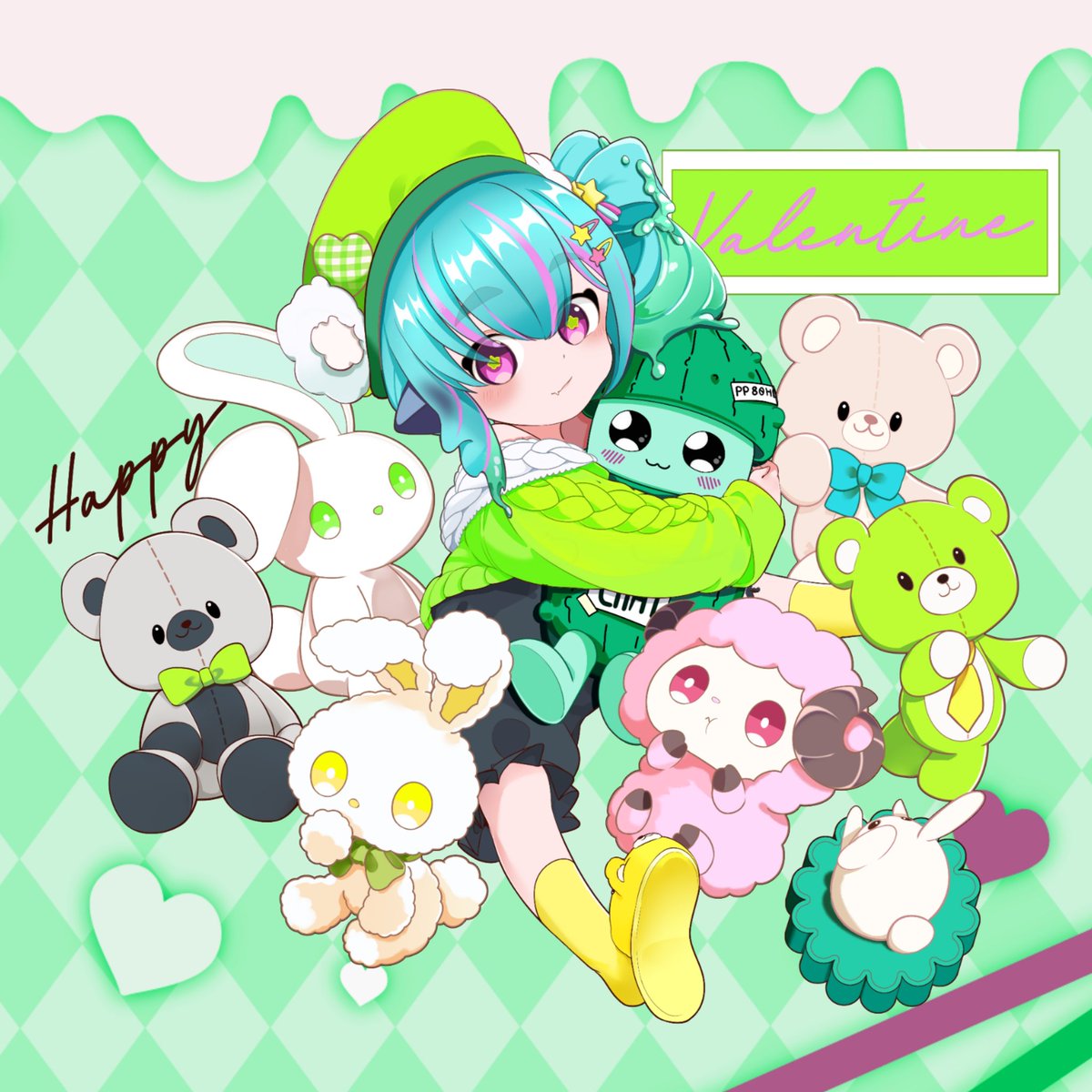 Be mine, Valenslime!
.
.
.
.
.
I'm not asking. You will be mine🫵 💚