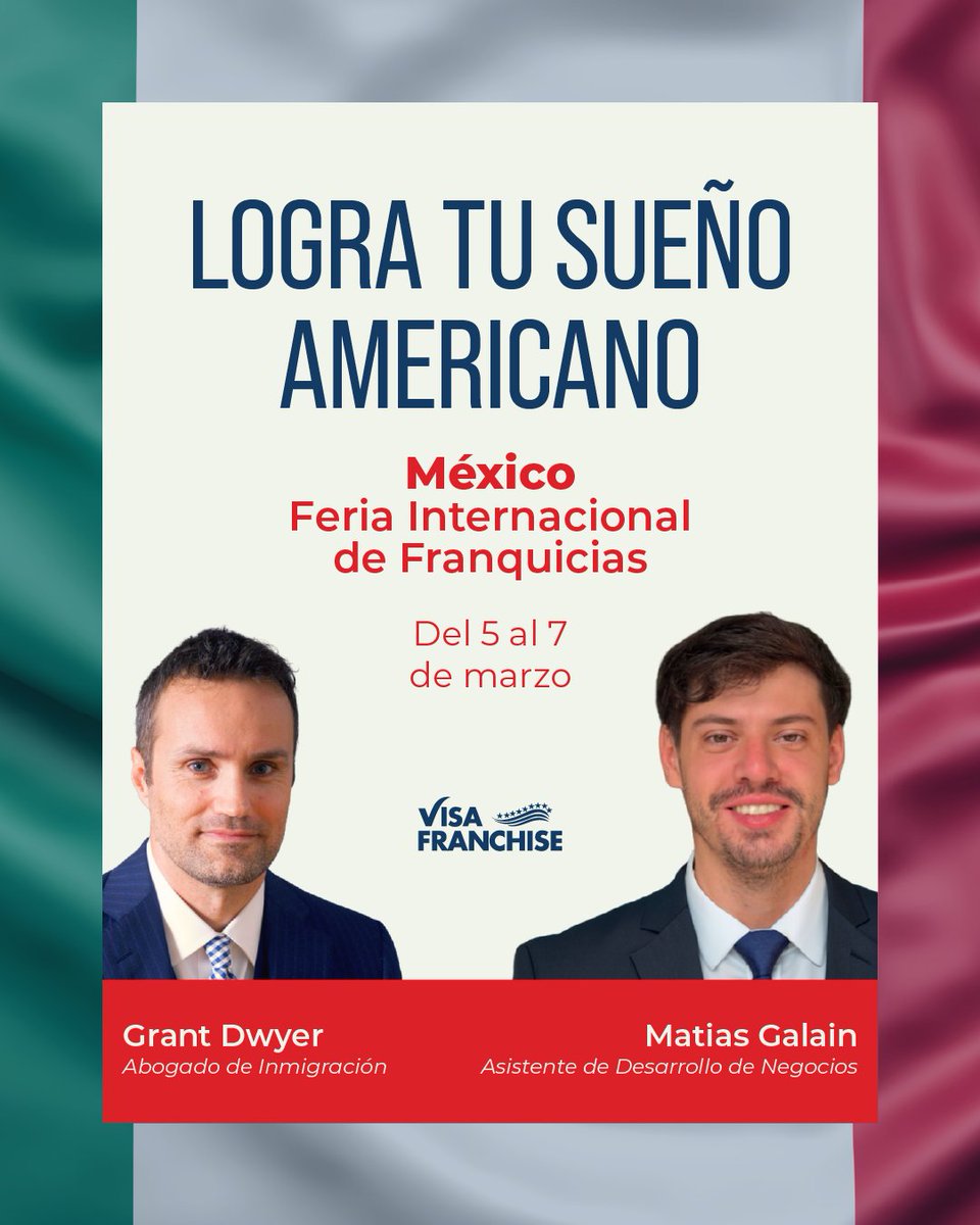 ¿Te gustaría construir un futuro más sólido para ti y tu familia fuera de México?

Grant Dwyer, abogado de inmigración con amplia experiencia, estará en CDMX ofreciendo reuniones privadas 1-a-1 para evaluar tu caso y orientarte estratégicamente.

hubs.la/Q0433h_z0