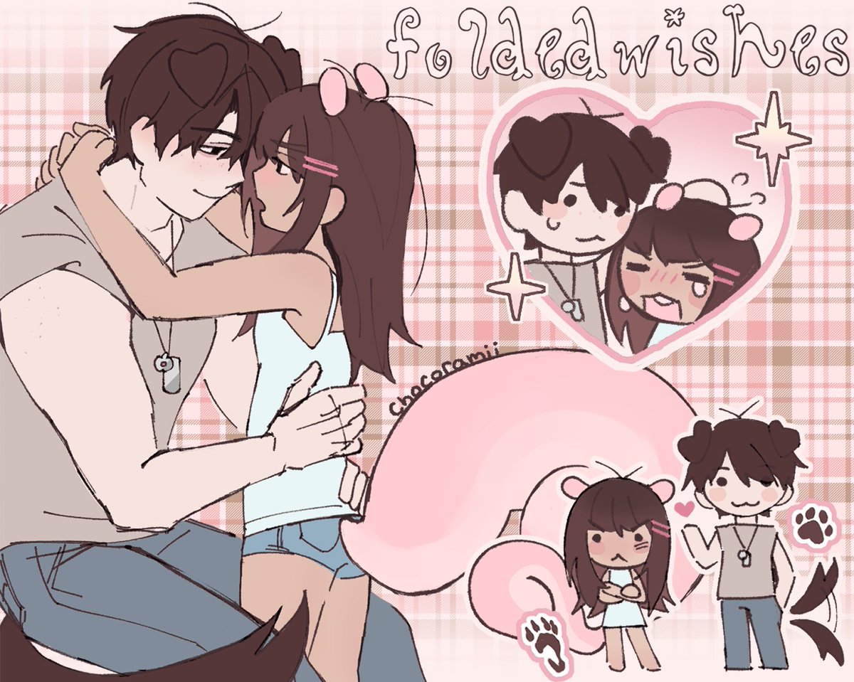 chocoramii's tweet image. Happy Valentines Day!!🩷🩷🩷
#FoldedWishes2026 #CalebMC