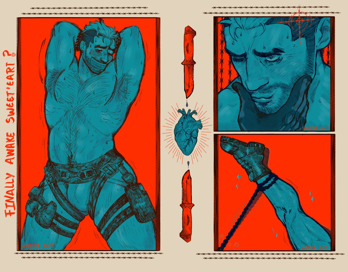 wander_mutt's tweet image. Happy valentine's day 🔪🫀
#GhostSoap