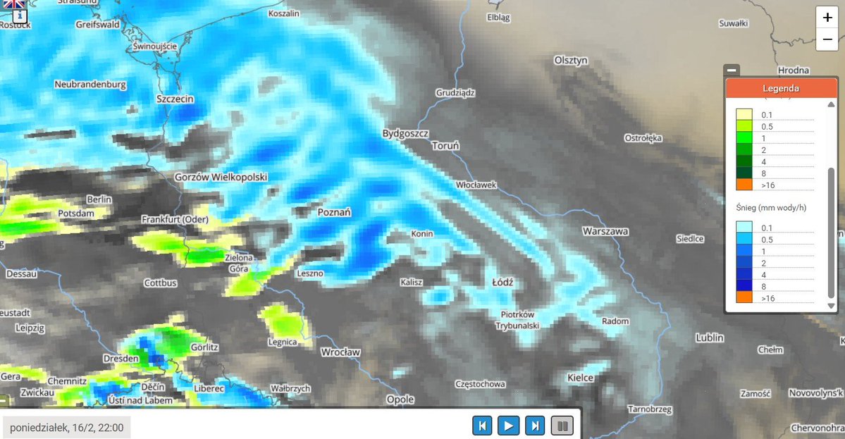 Zima na nowo opanowuje Polskę. Nocą (14/15.02) i w niedzielę spadnie około 5-15 cm świeżego śniegu na SE kraju, zaś nocą 15/16.02 na północy prognozowany jest silny mróz (poniżej -15/-20 st. C). Nocą 16/17.02 i we wtorek kolejne opady śniegu - tym razem na zachodzie i w centrum.
