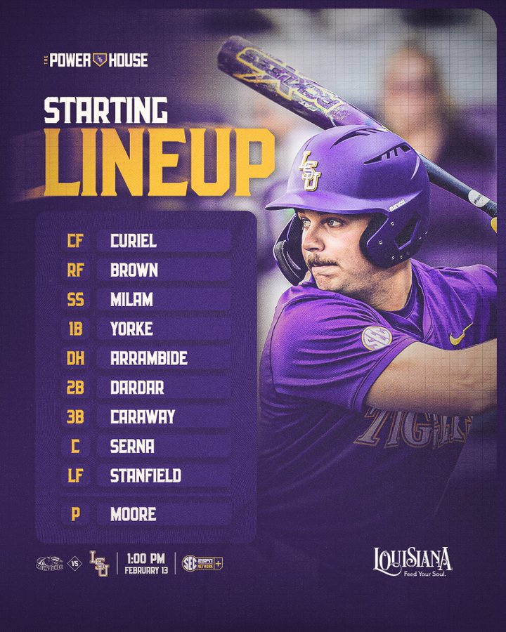 ⚾️ TD Opening Weekend Thread⚾️ Game 2: Milwaukee @ LSU - SECN+ 1:00pm ...