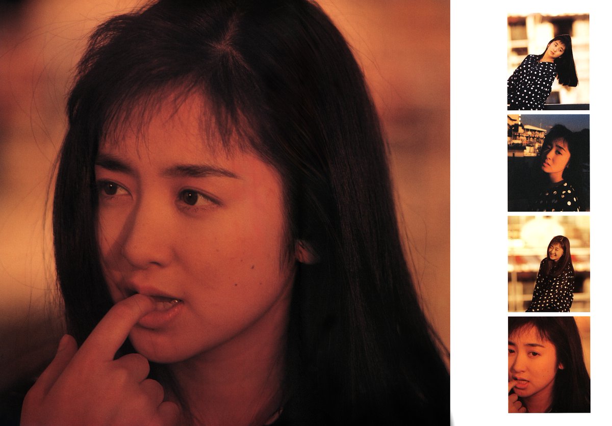 斉藤由貴コンサートツアー'88「一祈りー」 A3素材を1200dpiでスキャン