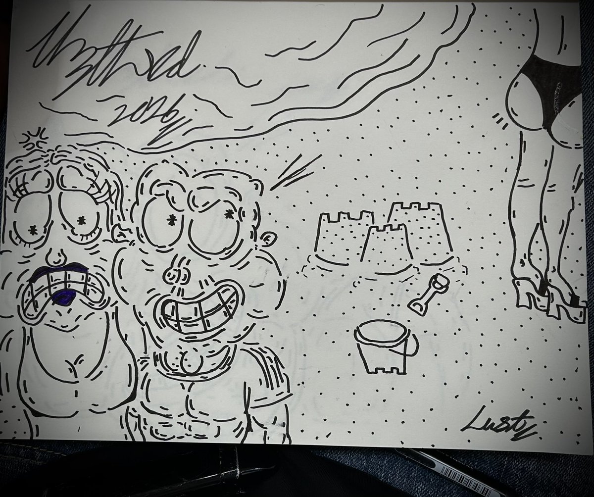 Pair of reference sketches from the “S3V3N” Series I’m working on (Sneak-peek).