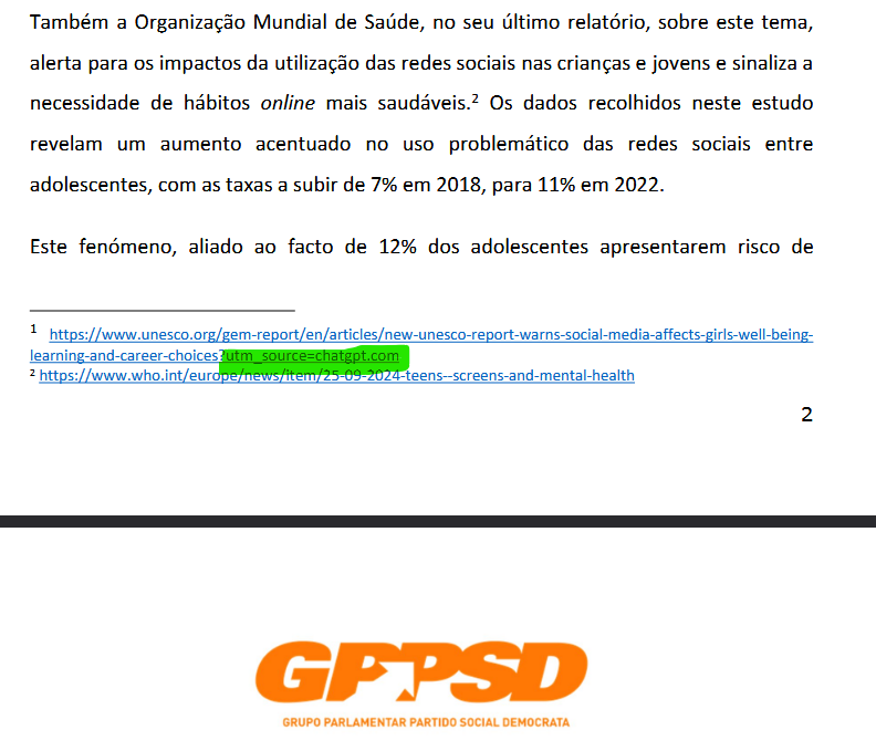 goncalo_nspinto's tweet photo. 🤦Aquele momento em que o @psd_parlamento usa o ChatGPT para fazer uma lei que vai representar uma barreira a grande parte da Internet, incluindo o próprio ChatGPT

Vocês e o @ppdpsd espero que aproveitem.

Por mim, este seria o vosso último governo. https://t.co/zbH7y9YHXD
