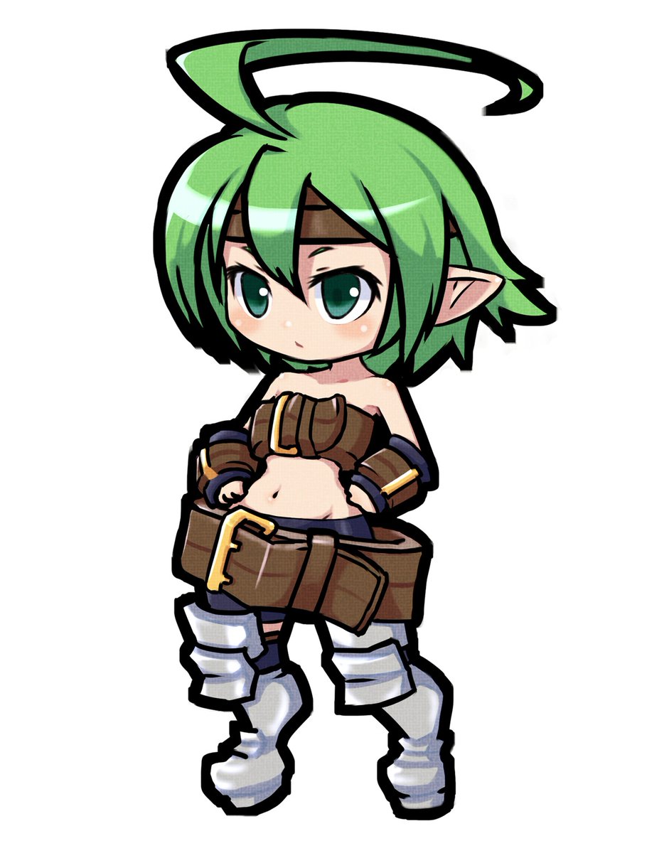 ディスガイアの女戦士さんRKGK
たまには頭身低めに描くのも楽しいものです
_(┐「ε:)_