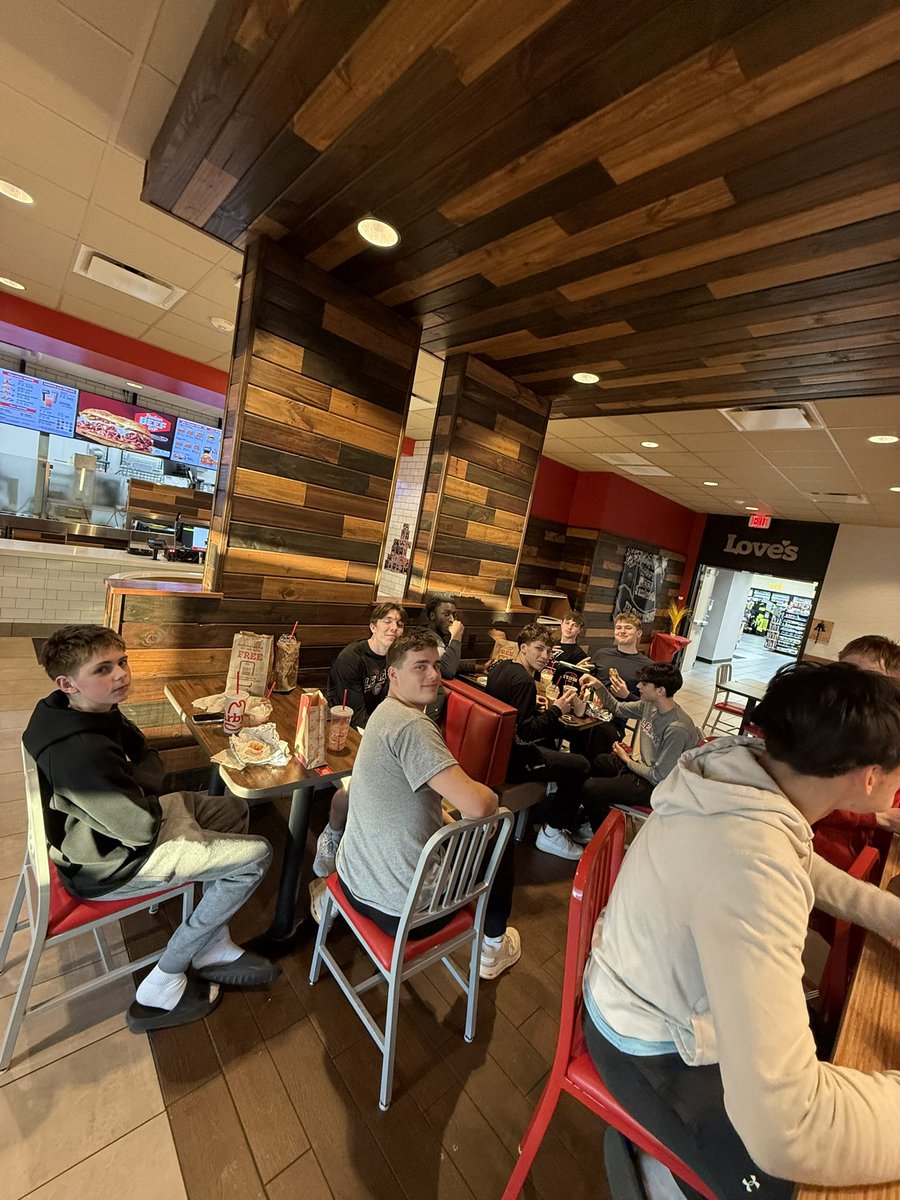 As the high school season winds down, we held our annual Arby’s dinner for the JV team and a few varsity guys. It’s always a great opportunity for them to spend time together off the court and simply enjoy each other’s company.

Coaching this group has been a blast.
