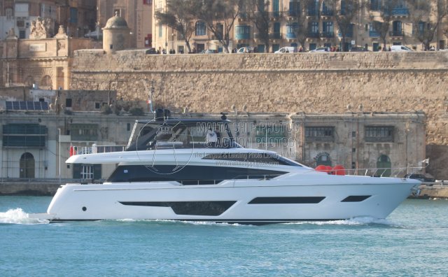 Shipguru's tweet image. #maltese #motoryacht #CLUB_8 #leaving #grandharbourmalta - 23.01.2026 - maltashipphotos.com - NO PHOTOS can be used or manipulated without our permission @ybw @boatint