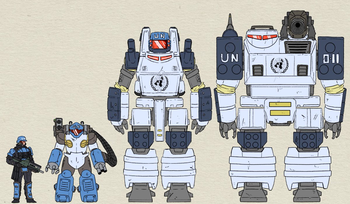 United Nations combat machines