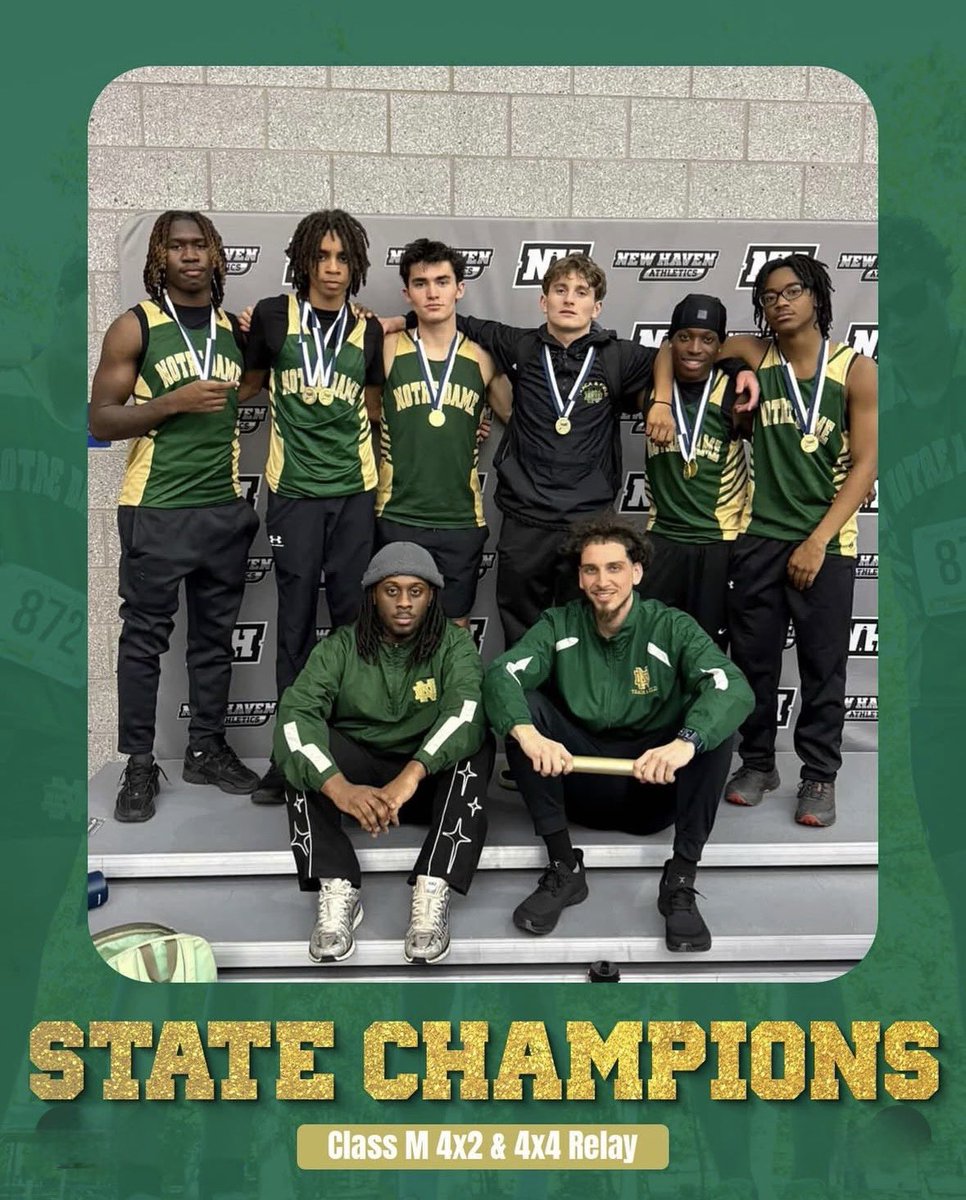 TrisRobinson27's tweet photo. Yesterday me and my 4x2 Relay Placed 1st in the Class M Championship To continue onto State Opens. We are now All State and on the School Banner ⚡️💪🏾!! A wonderful thanks to my coach's @JSawicki523 #AGTG https://t.co/7DLTDQczlc