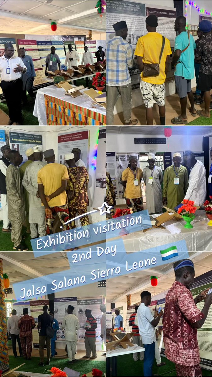 JalsaSalanaSL's tweet photo. Report Exhibition Department:
Alhamdulillah!
We were honored to welcome a large number of brothers and sisters to our exhibition. It was truly inspiring to see so many visitors engaging with the displays and exploring the rich history and teachings of the Jama'at.
#Jalsasalone https://t.co/aK8CQjsyhD