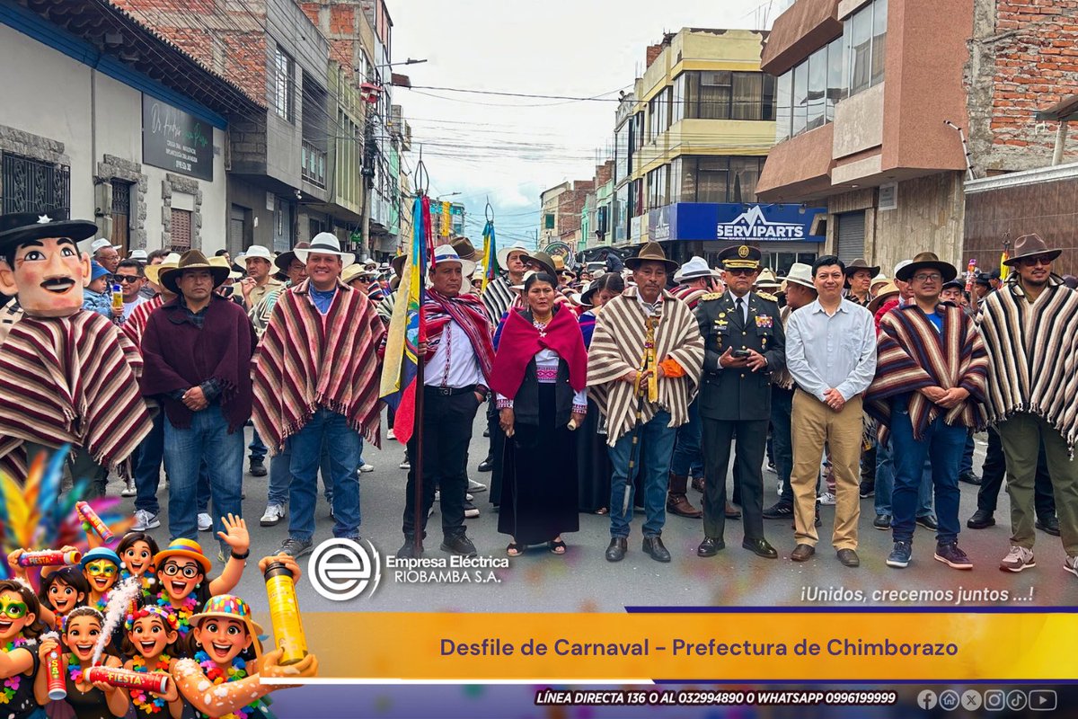 𝐄𝐧𝐞𝐫𝐠𝐢́𝐚 𝐪𝐮𝐞 𝐚𝐜𝐨𝐦𝐩𝐚𝐧̃𝐚 𝐧𝐮𝐞𝐬𝐭𝐫𝐚𝐬 𝐭𝐫𝐚𝐝𝐢𝐜𝐢𝐨𝐧𝐞𝐬🗻🎉| <a href="/Tony_Coronel/">Tony Coronel V∴</a> gerente de #LaNuevaEERSA, participó en el desfile cultural organizado por la Prefectura de Chimborazo, compartiendo con alegría y respeto nuestras tradiciones.