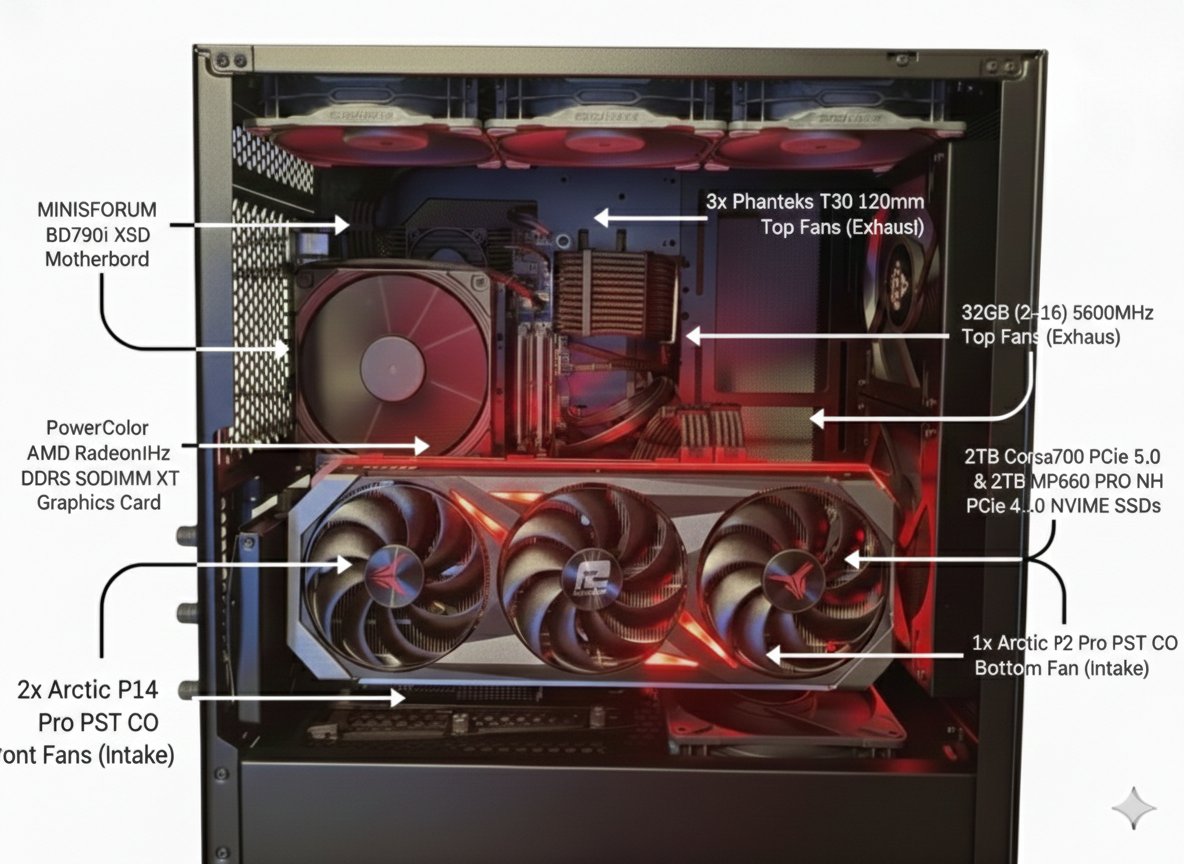 RafaelChia_CM's tweet image. Ni tan mal... 😎 El lunes en el directo con @ElRincondeVaro ya me podréis ver el careto, os guste o no 😂.
De paso os enseño cómo ruge la Minisforum BD790i X3D con la RX 7800XT. ¡No faltéis! 🚀🔥
#PCMR #Setup #Directo #Gaming #Hardware