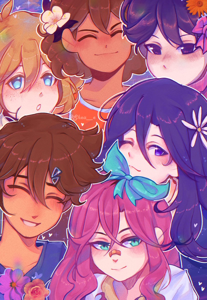 Valentine's with everyone 🎀

#OMORIFANART