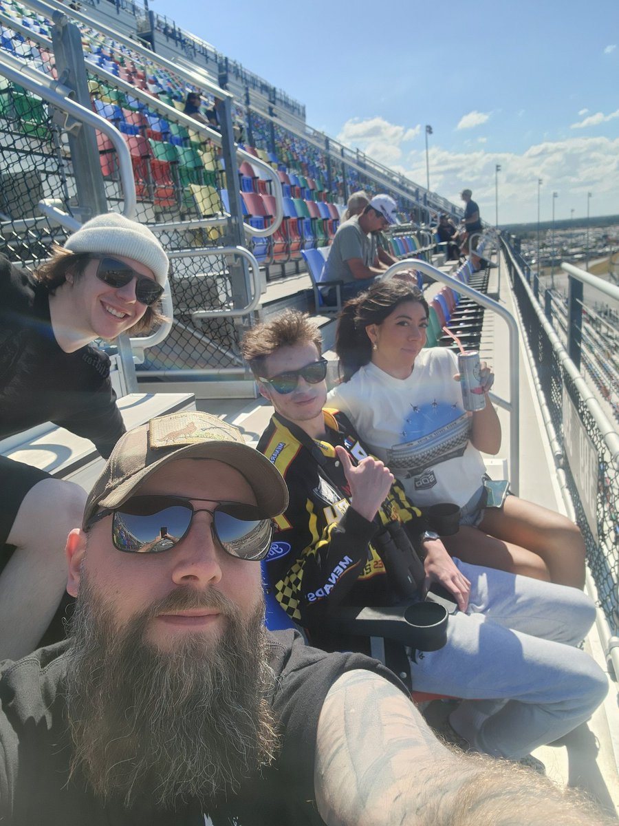 Suns out guns out another day at the track!