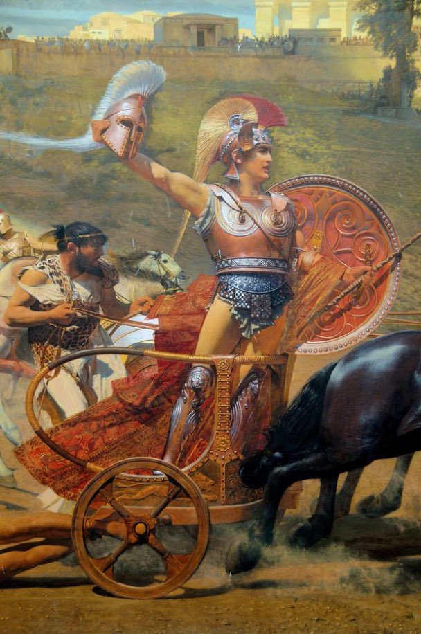 Achilles comes from a pure Hellenic lineage.