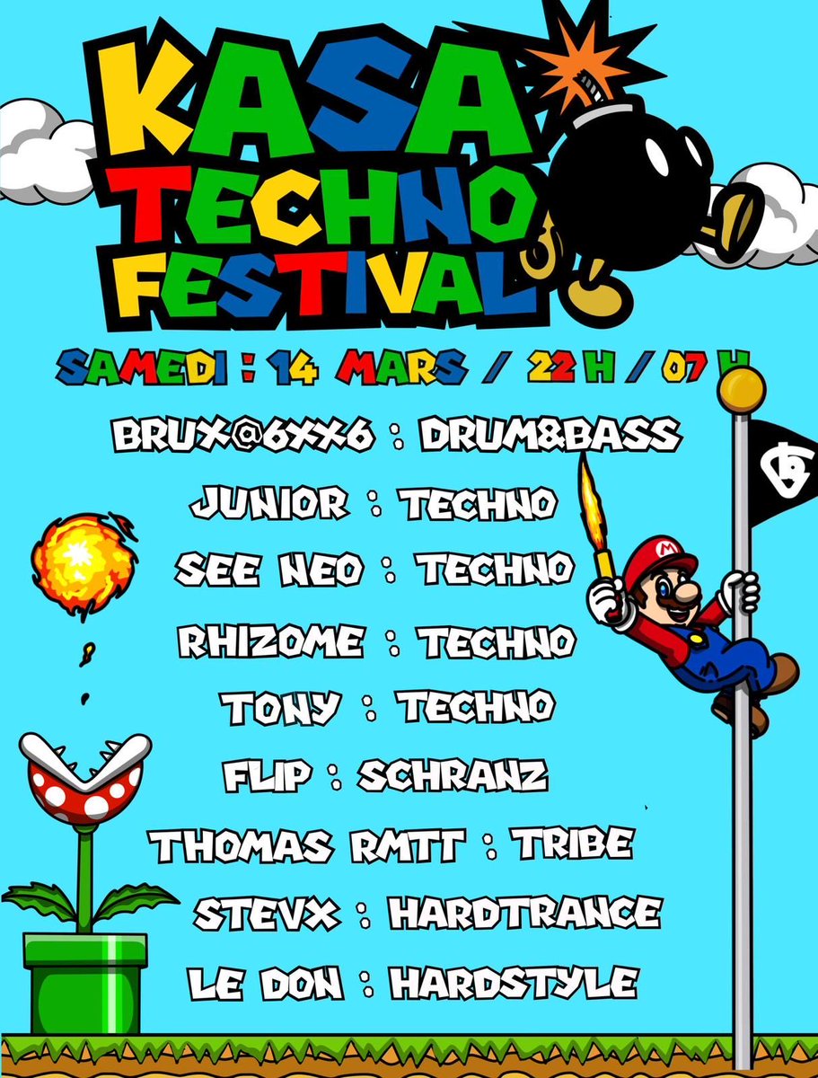 Le line-up du Kasa Techno Festival est là! 

Rendez-vous le 14 mars ! 

Billetterie 👇

shotgun.live/festivals/kasa…