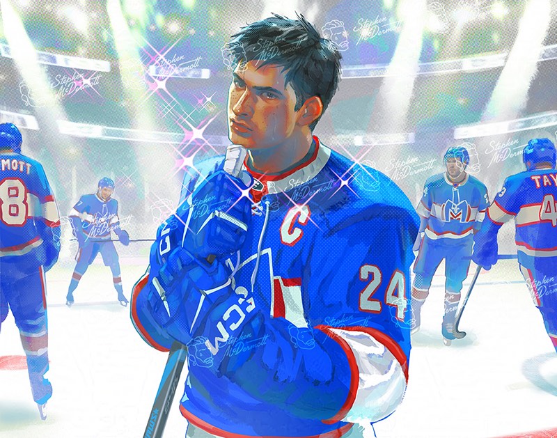 he's shane hollander, best player in the league!

cr: stephendraw on ig