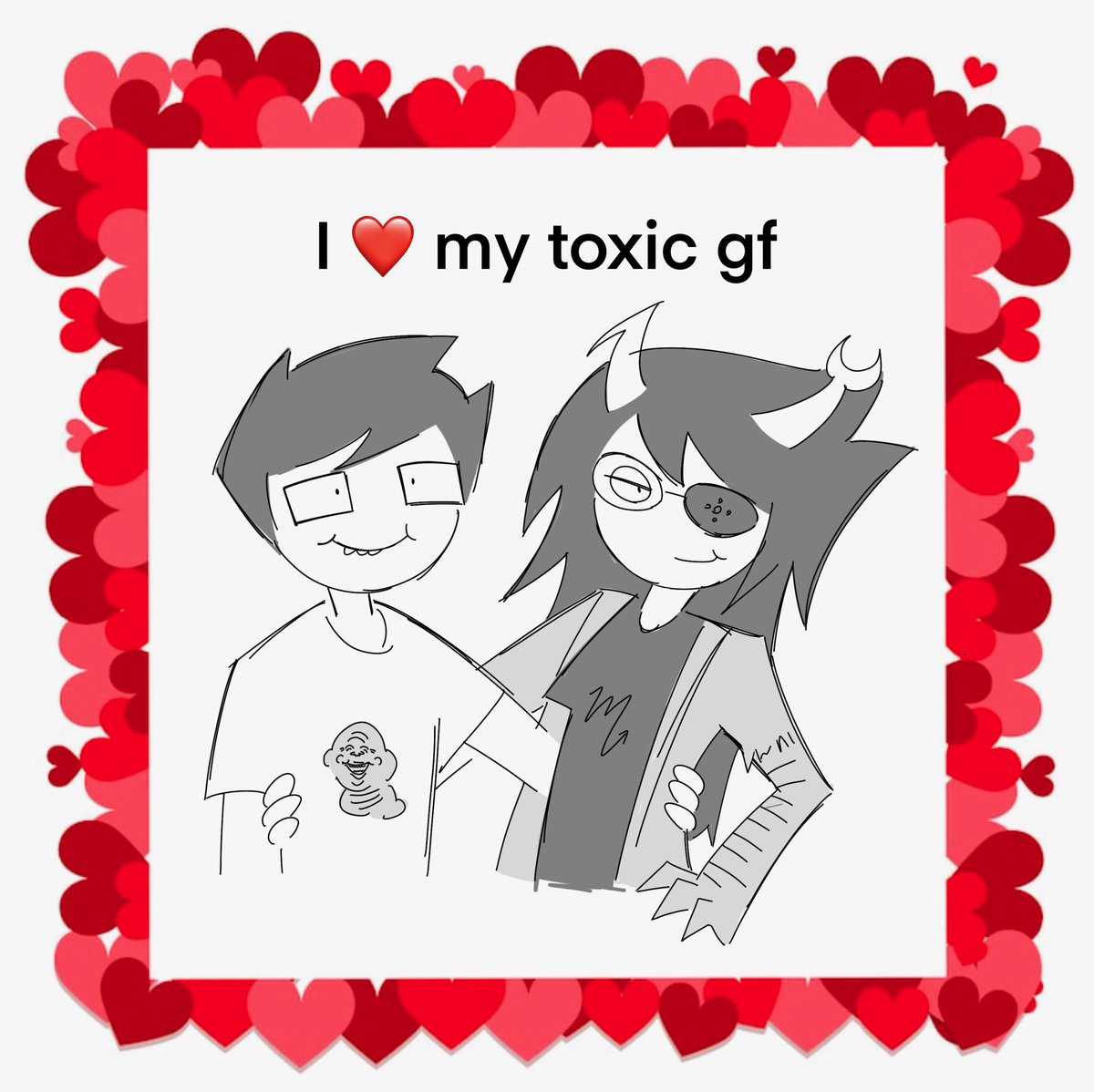 pupapann's tweet photo. hs valentines to send to your matesprit #hstwt #homestuck #davekat https://t.co/JcsPTxecIX