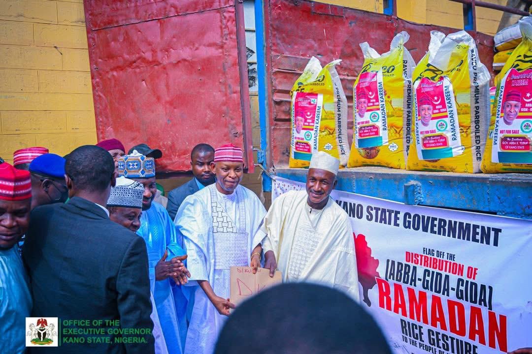 PHOTOS: Gov. Abba K Yusuf has launched the distribution of Ramadan rice gesture to the 44 local government areas of Kano State.