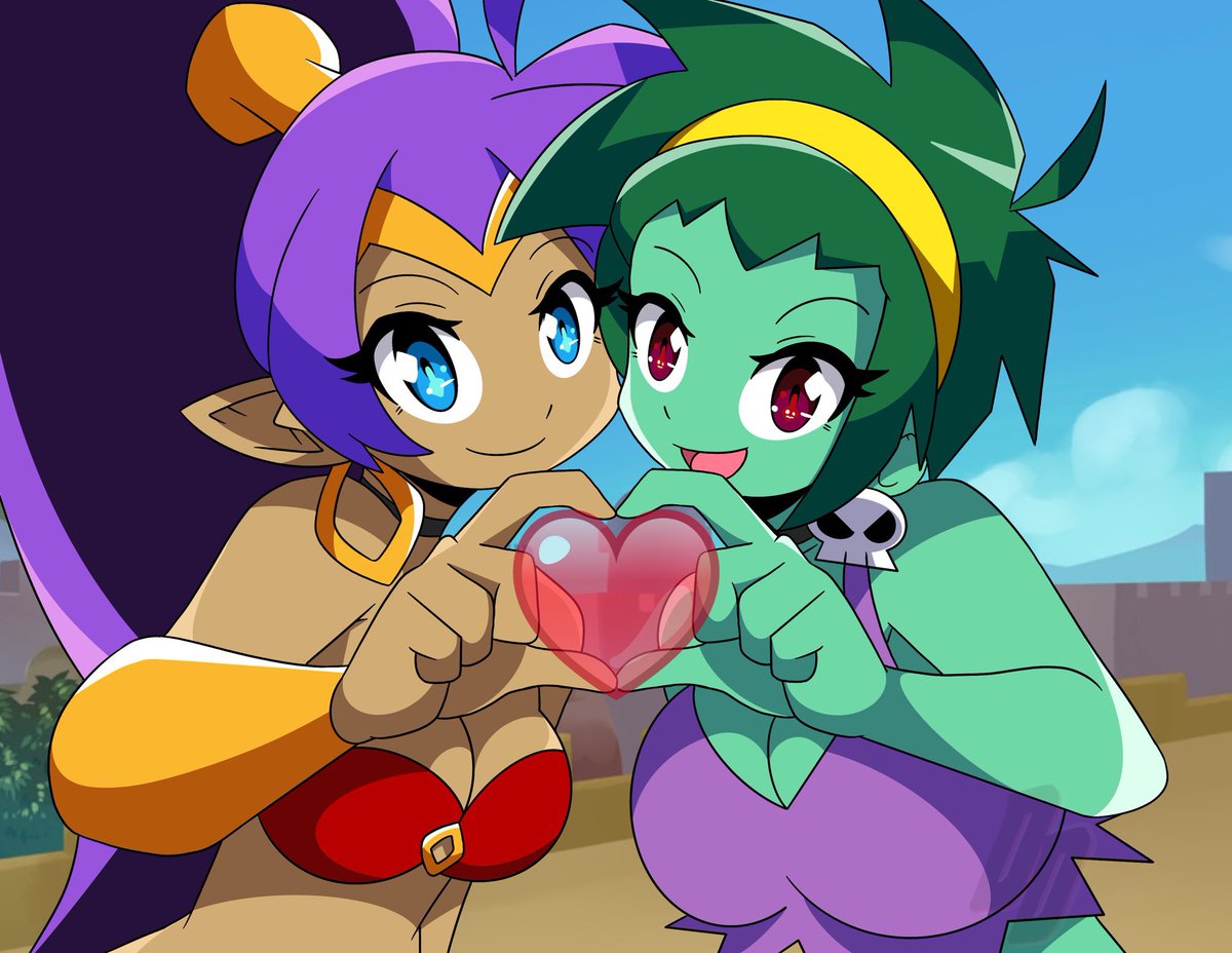 DatwonDoude's tweet image. Two hearts the beat as one

#Shantae #Rottytops