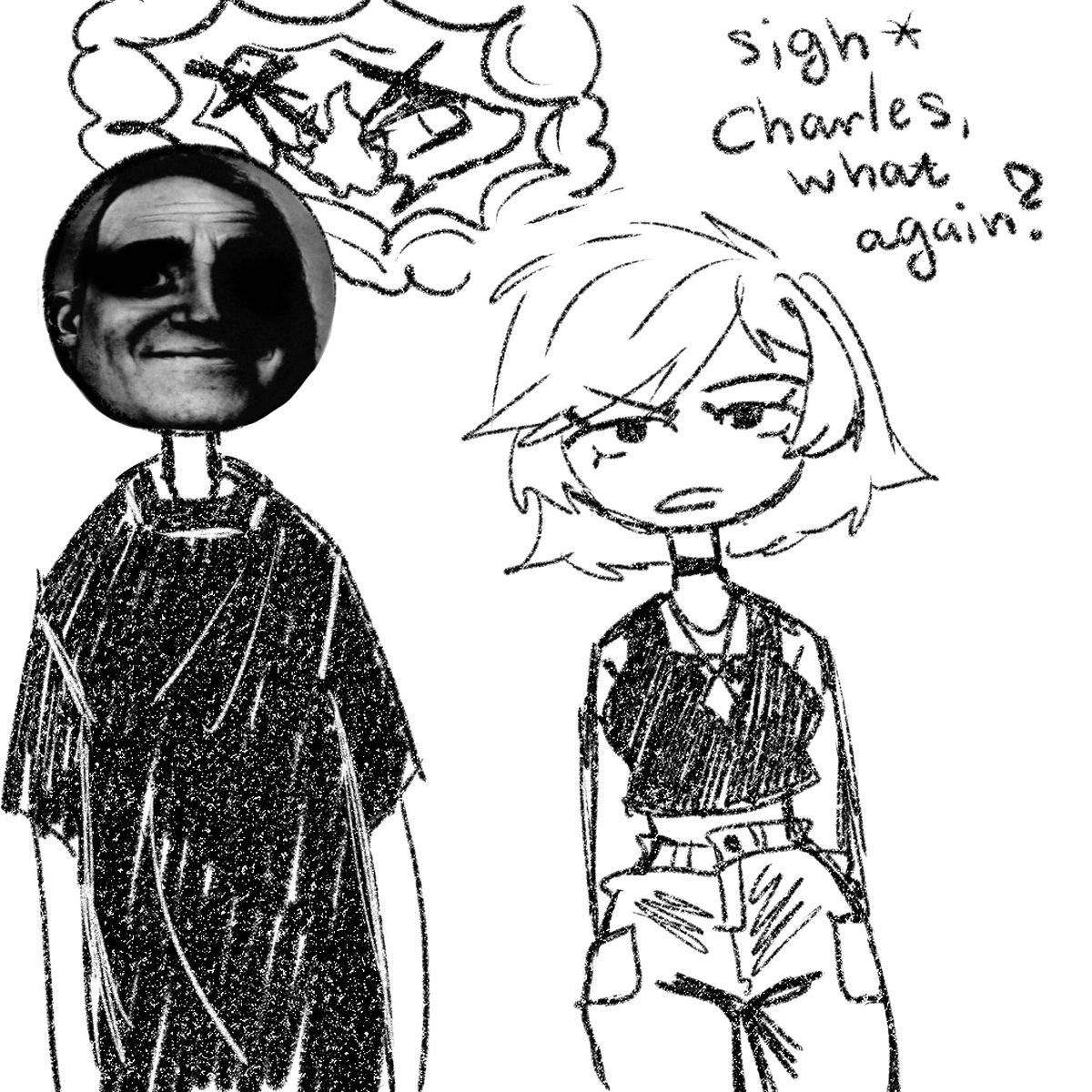 VinnDiz's tweet image. I didn't prepare anything for Valentine's day, but there's a silly comic #thsc #HenryStickmin #ellierose #charlescalvin