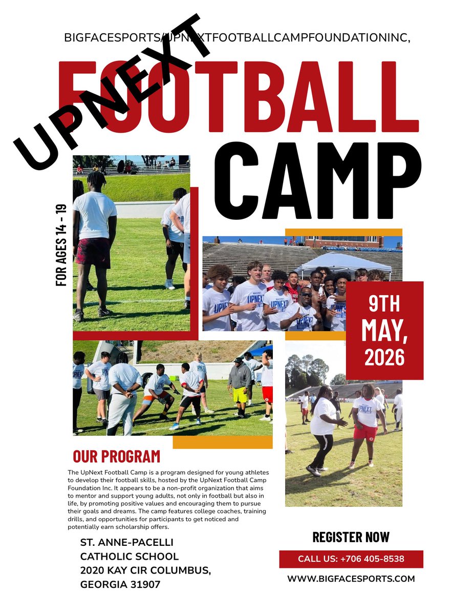 UPNEXT FOOTBALL CAMPS tweet media