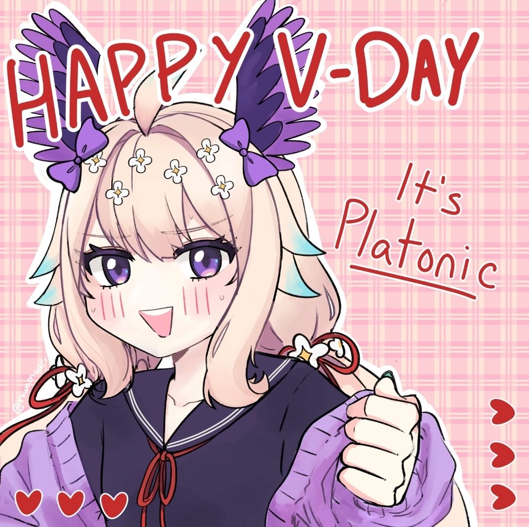 VtuberEffect's tweet photo. Happy vday!!

A vday card to give to ur friends (tape the candy where her hand is hh)

#palouette https://t.co/iSAOyRVuFj