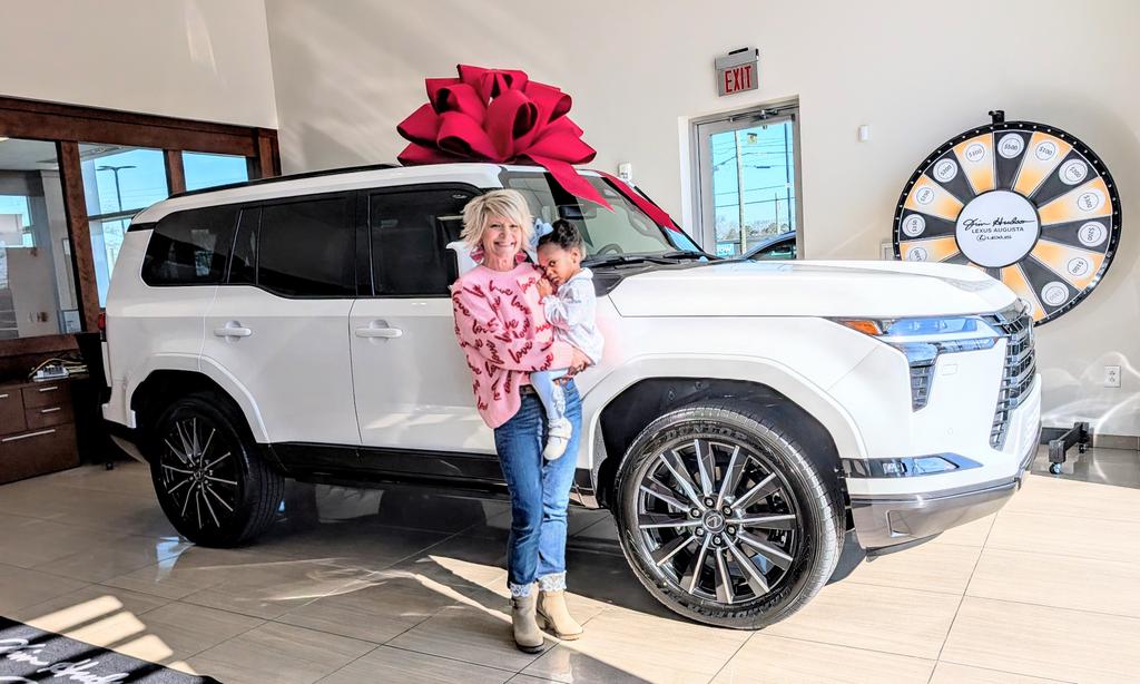 deweylexus's tweet photo. Happy Valentine's Day!
Suzanne knew exactly what she wanted, but the tough part was the wait for this #GX arrive. Missed Christmas, but here before Valentine's Day! Sweet little Maddie gave this one a big thumbs up! Thank you guys! #Lexus #LuxurySUV #driveitlikeyoustoleit https://t.co/pIsSNRnpKS