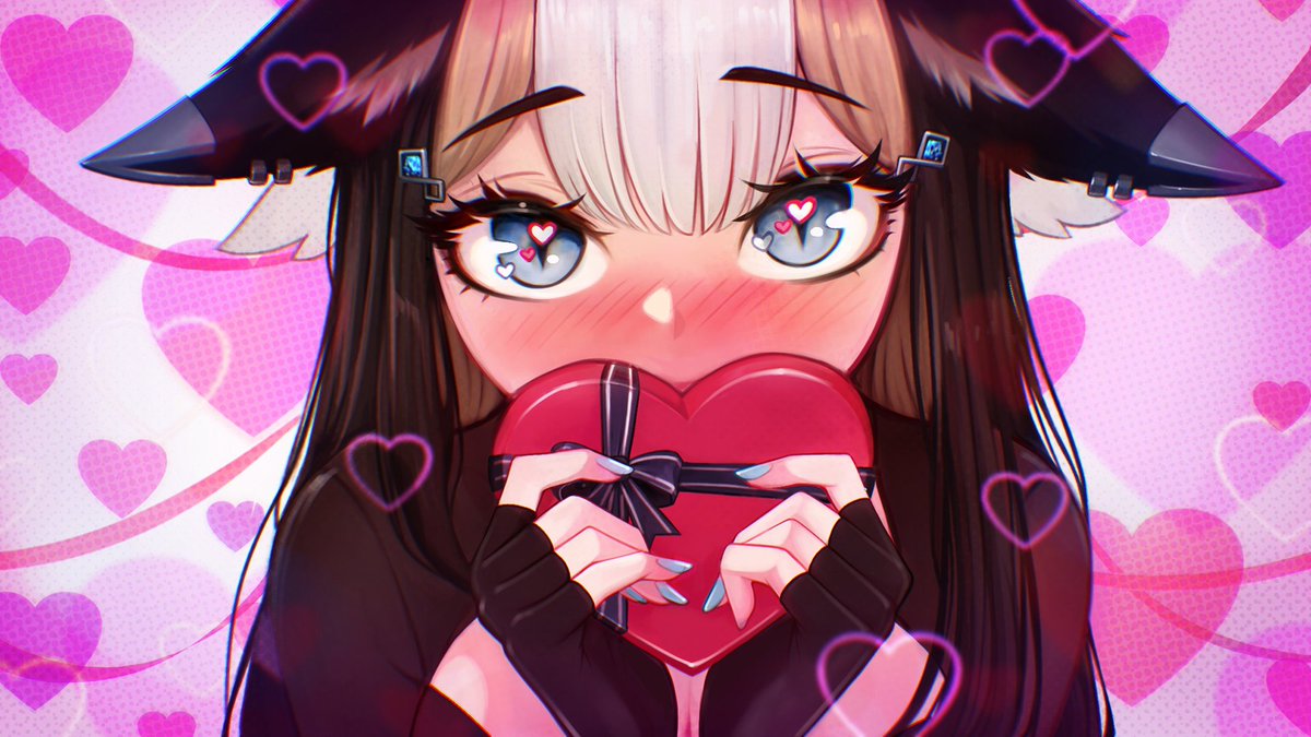 "Happy Valentine's Day Manya! I made you some chocolates~ One's missing, but... I had to test how they came out!!" 🤍

|| #ARTluei by <a href="/blushedpixie/">BlushedPixie</a>